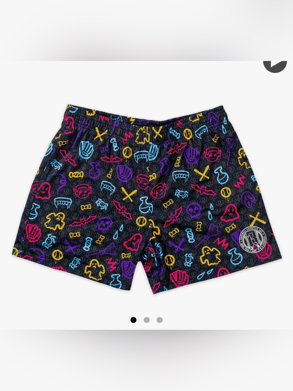 ADULT NWT Baseball Lifestyle 101 BL101 Men’s Glow Icon Shorts M Black Pink Purpl